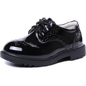 DADAWEN Children's Boy's Girl's Lace-Up Comfort Oxford Dress Shoes